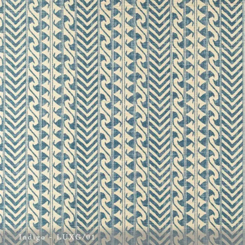 Lisa Fine Luxor Grasscloth Indigo Wallpaper LUXG-01