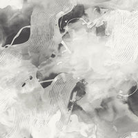Seabrook Designs Notch Trowel Abstract Grayscale Wallpaper LW50200