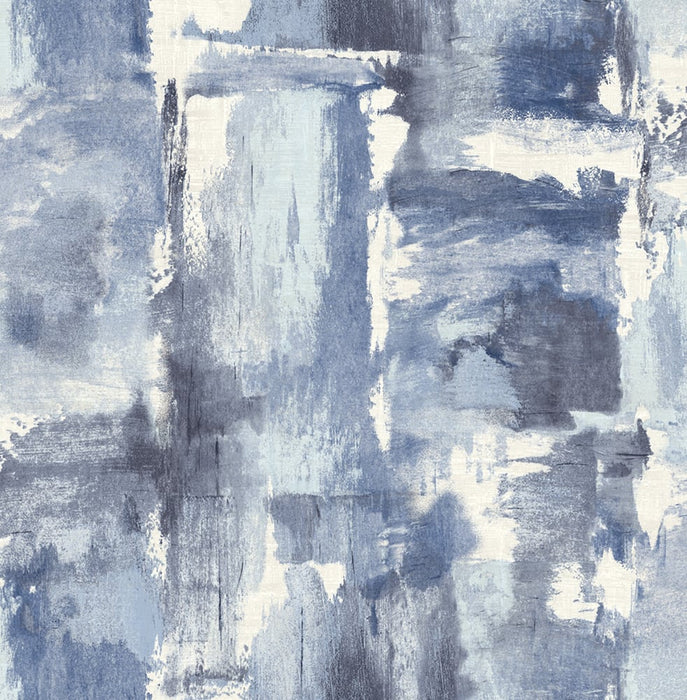 Seabrook Designs Dry Brush Faux Frozen Lake Wallpaper Sample LW51302