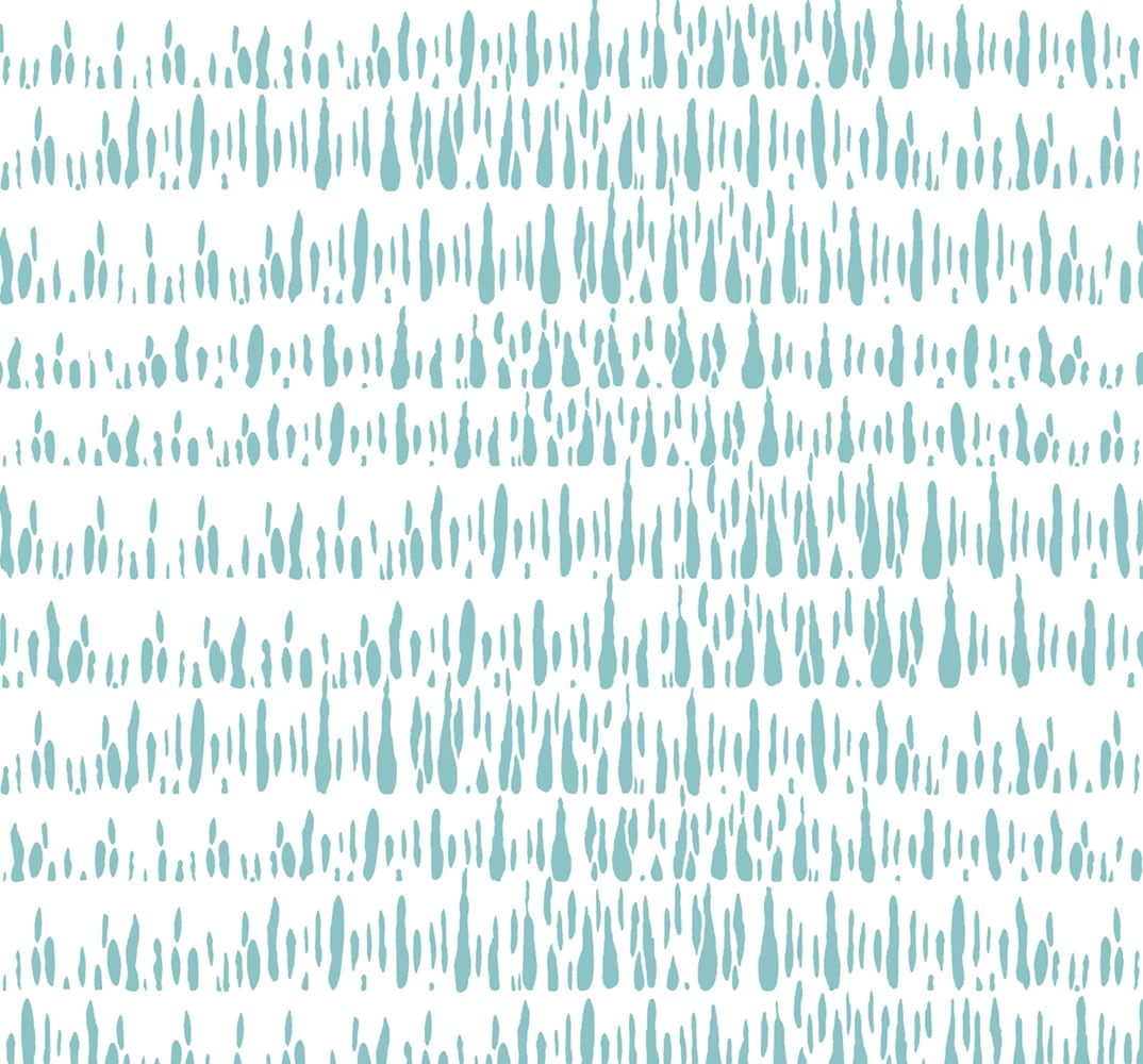 Seabrook Designs Brush Marks Teal And White Wallpaper LW51804