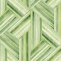 Seabrook Designs Geo Inlay Fabric Chartreuse And Basil Fabric LW51904F