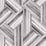 Seabrook Designs Geo Inlay Fabric Cove Gray And Carrara Fabric LW51908F