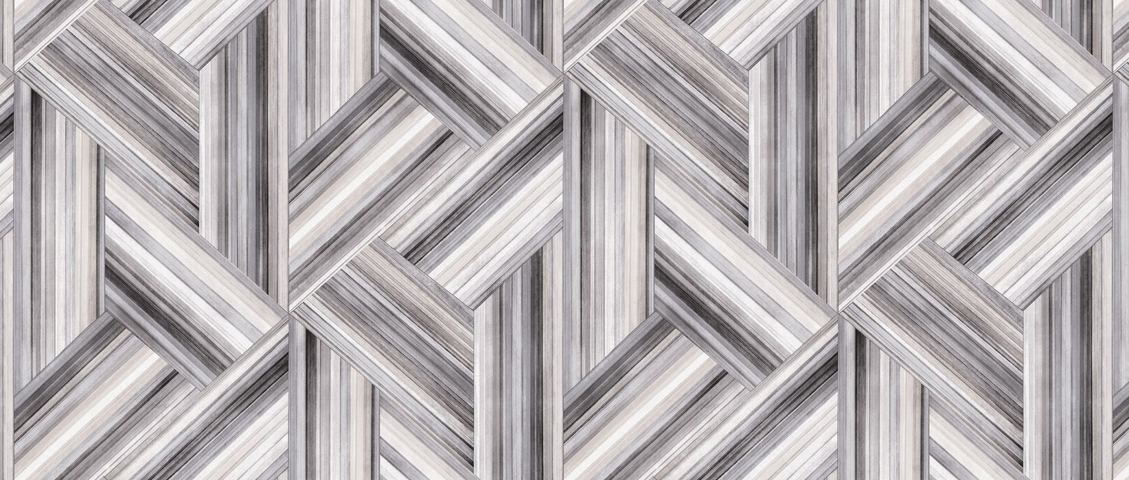 Seabrook Designs Geo Inlay Fabric Cove Gray And Carrara Fabric Sample LW51908F