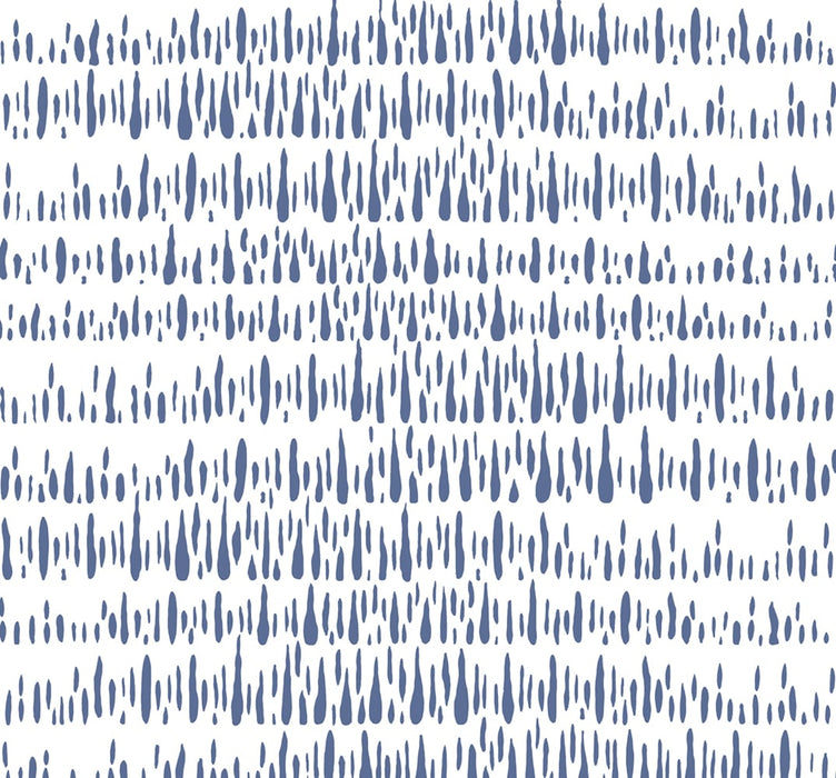 Seabrook Designs Brush Marks Fabric Navy And White Fabric Sample LW52102F