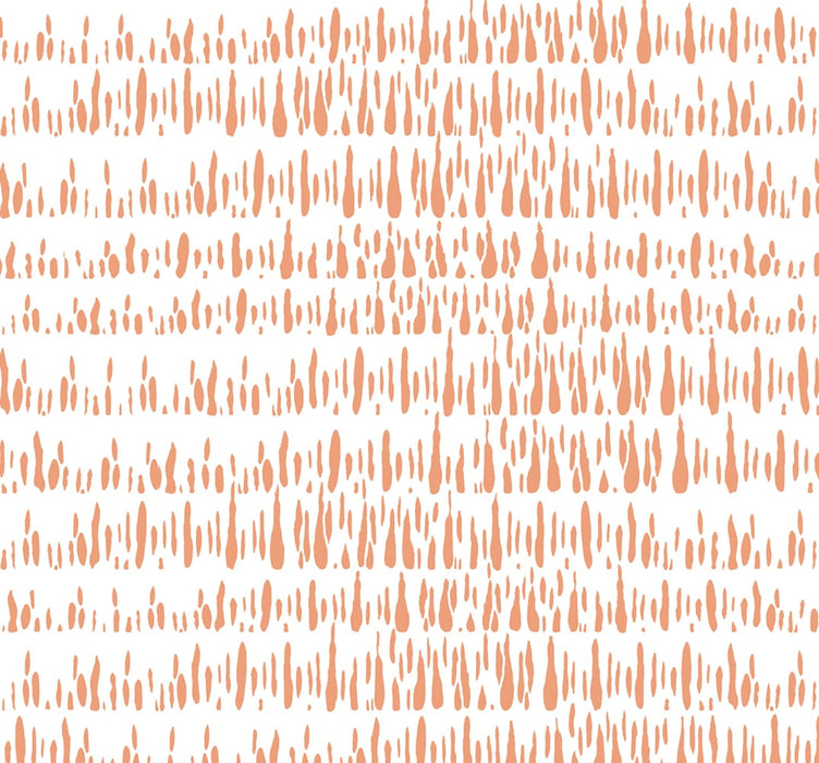Seabrook Designs Brush Marks Fabric Orangesicle Fabric Sample LW52106F
