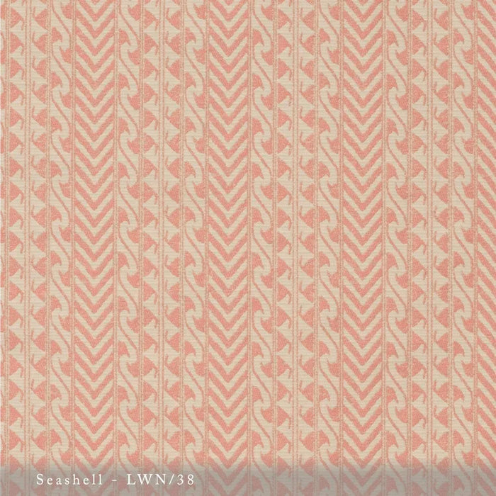 Lisa Fine Luxor Woven Seashell Fabric Sample LWN-38