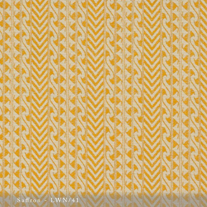 Lisa Fine Luxor Woven Saffron Fabric Sample LWN-41