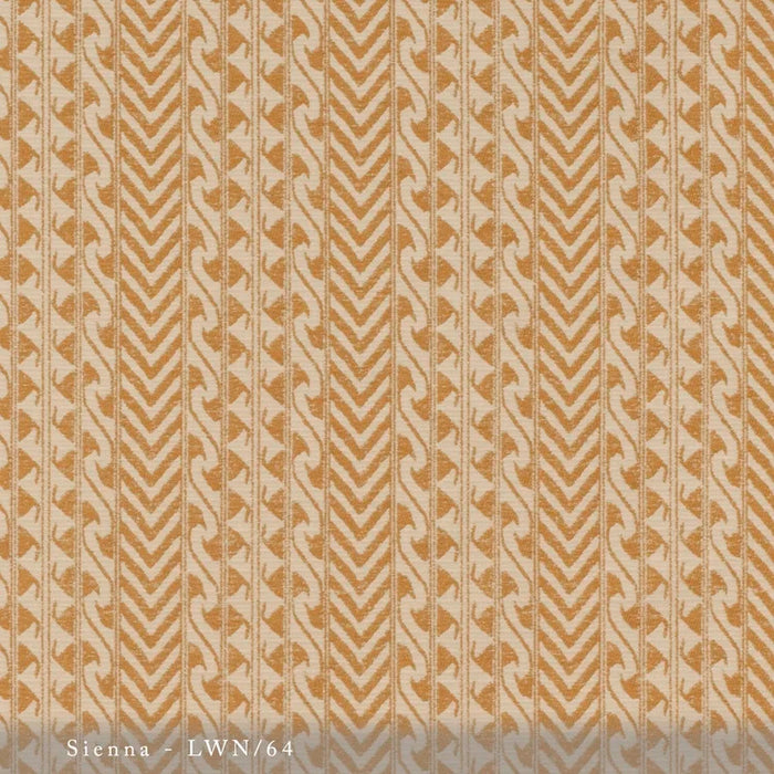 Lisa Fine Luxor Woven Sienna Fabric Sample LWN-64