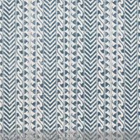 Lisa Fine Luxor Wallpaper Indigo/Almost White Wallpaper LXRW-01