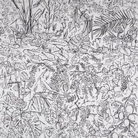 Pierre Frey Flore Fusain Fabric F3908001