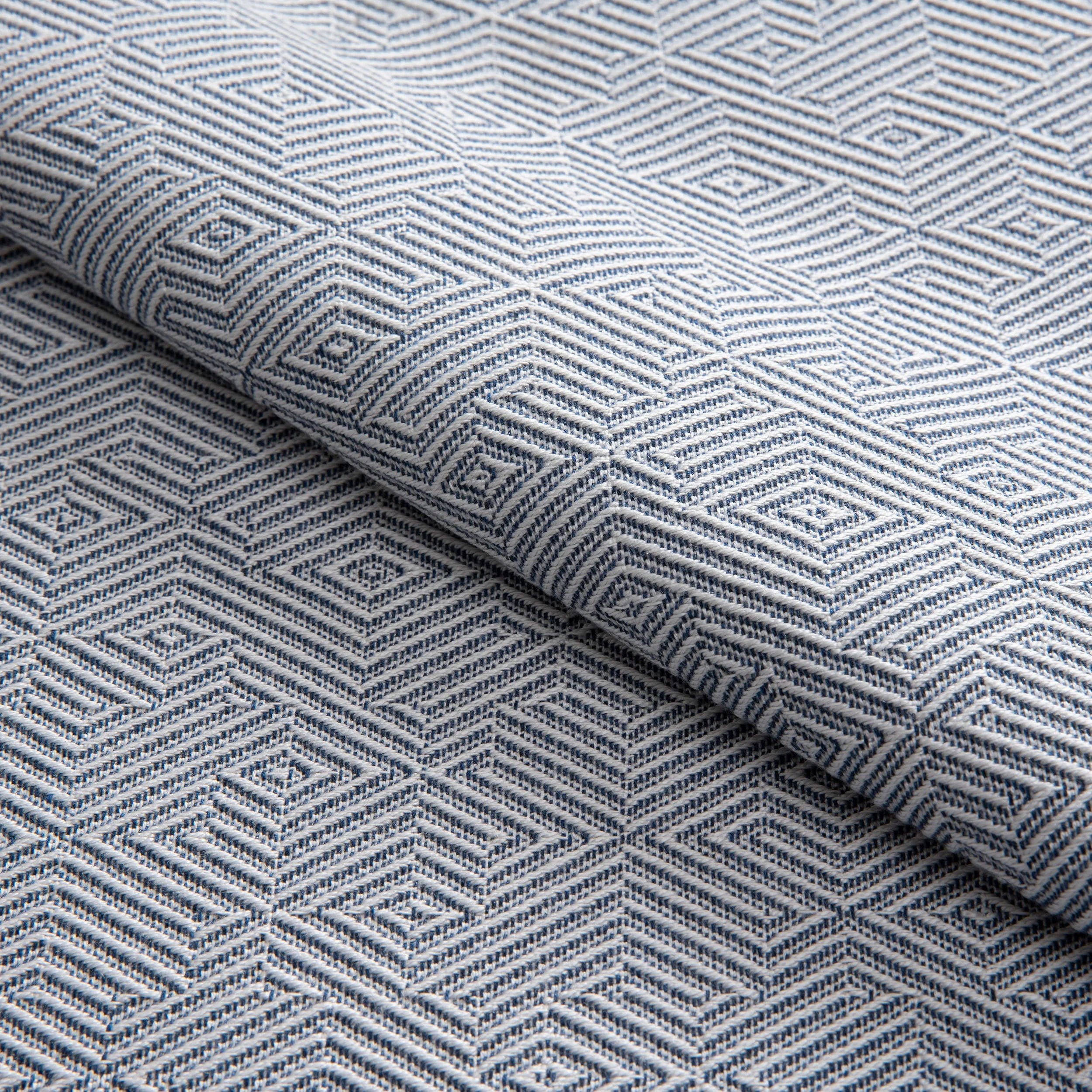 Link Outdoor Labyrinth Dusk Blue Fabric 540-56