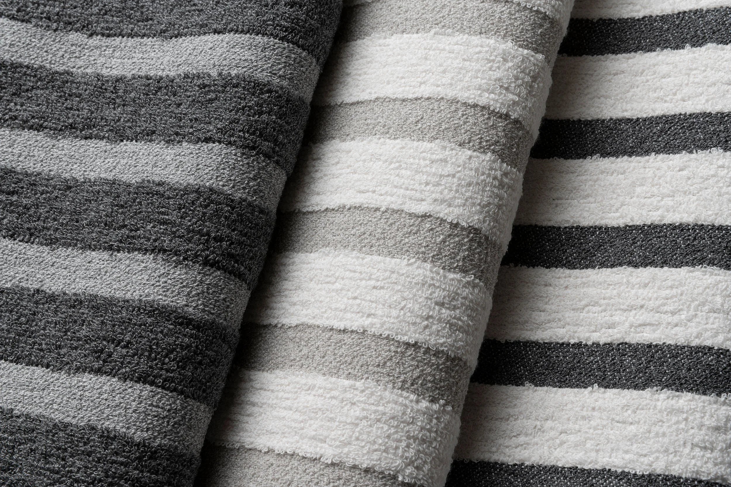 Link Outdoor Lido Stripe Dove Fabric Sample 560-03