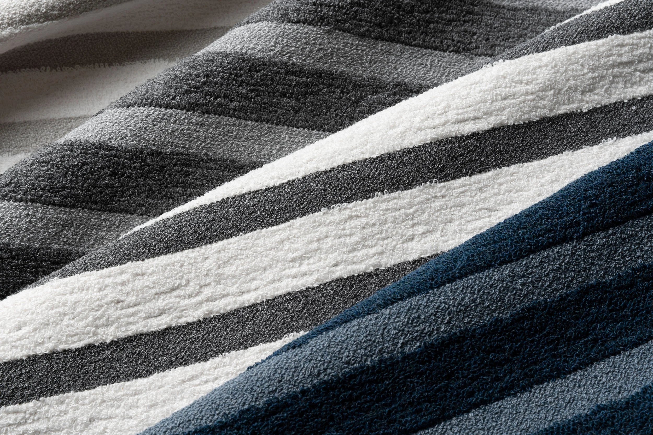 Link Outdoor Lido Stripe Dusk Blue Fabric Sample 560-56
