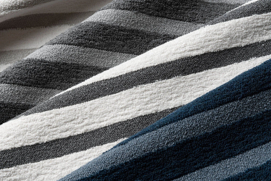 Link Outdoor Lido Stripe Dusk Blue Fabric Sample 560-56