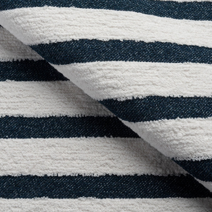 Link Outdoor Lido Stripe Cobalt Fabric Sample 560-51