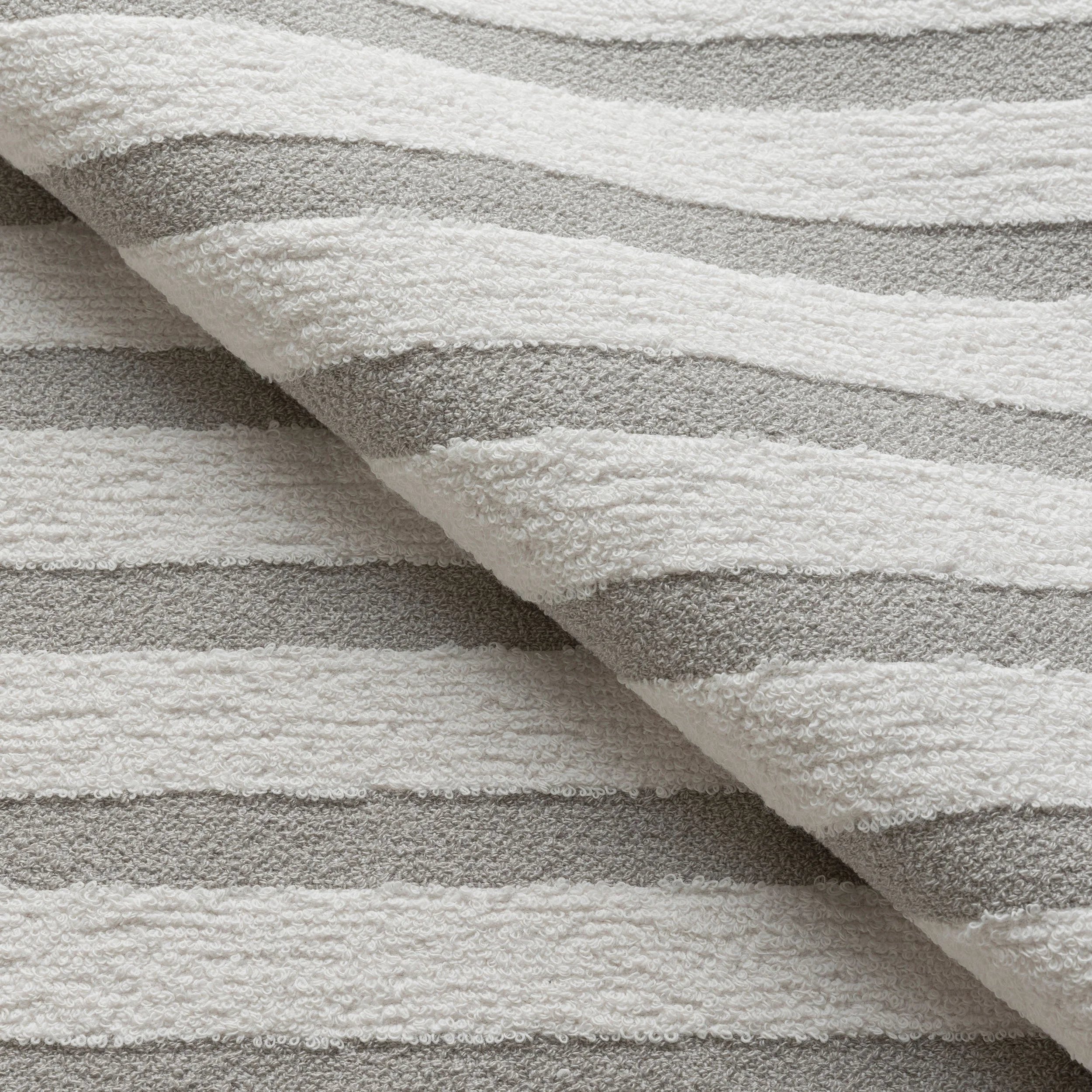 Link Outdoor Lido Stripe Dove Fabric Sample 560-03