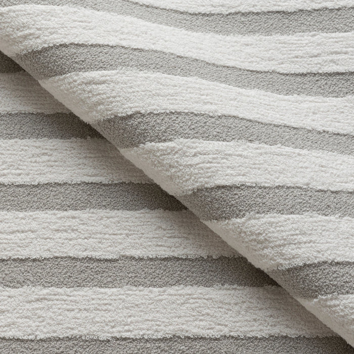 Link Outdoor Lido Stripe Dove Fabric Sample 560-03