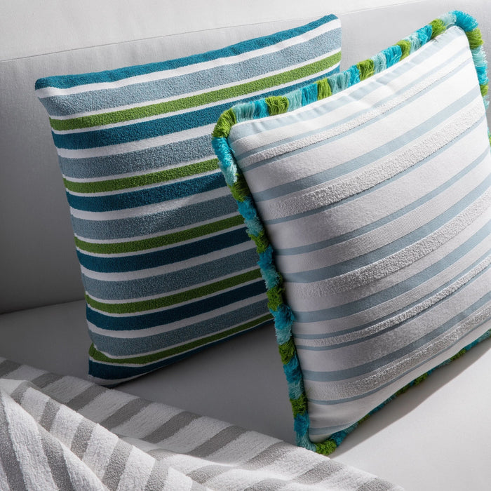 Link Outdoor Beach Comber Turquoise Fabric Sample 580-42