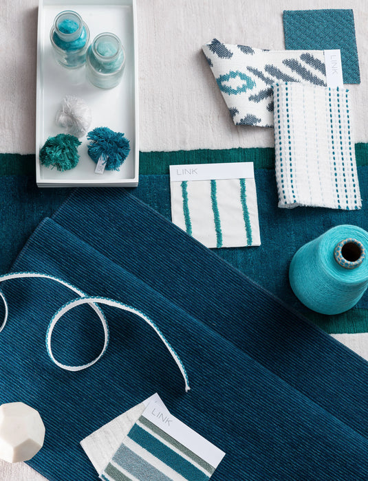 Link Outdoor Tidal  Teal Fabric 15-46