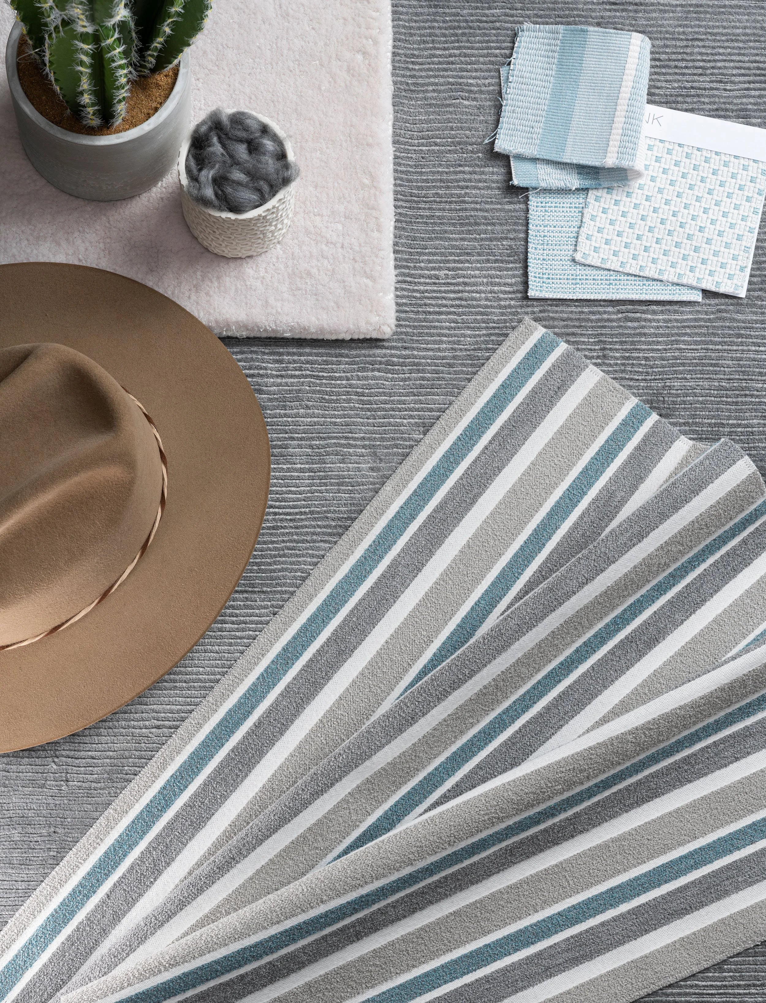 Link Outdoor Beach Comber Sky Fabric Sample 580-43