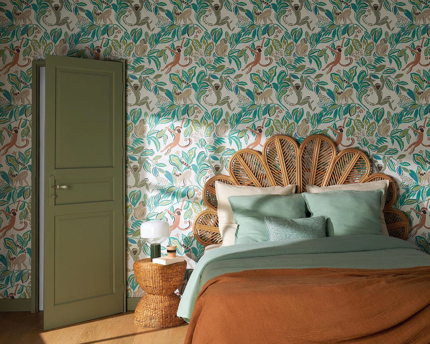 Pierre Frey Borneo Tropical Wallpaper Sample FP016001