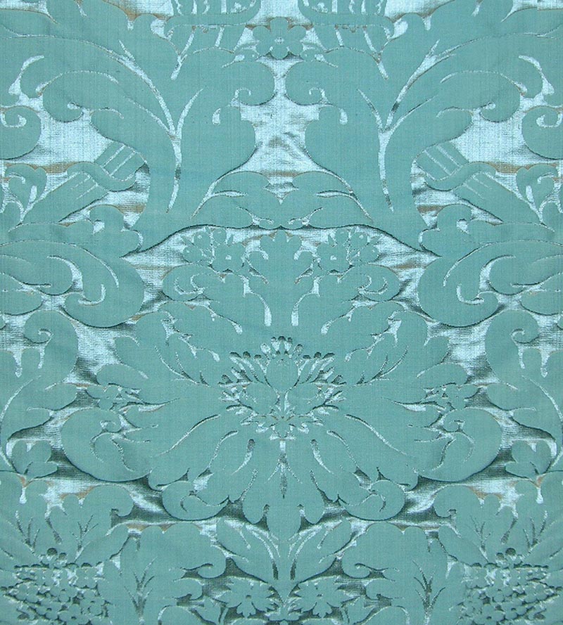Grey Watkins Lombardy Teal Fabric Sample M011550003