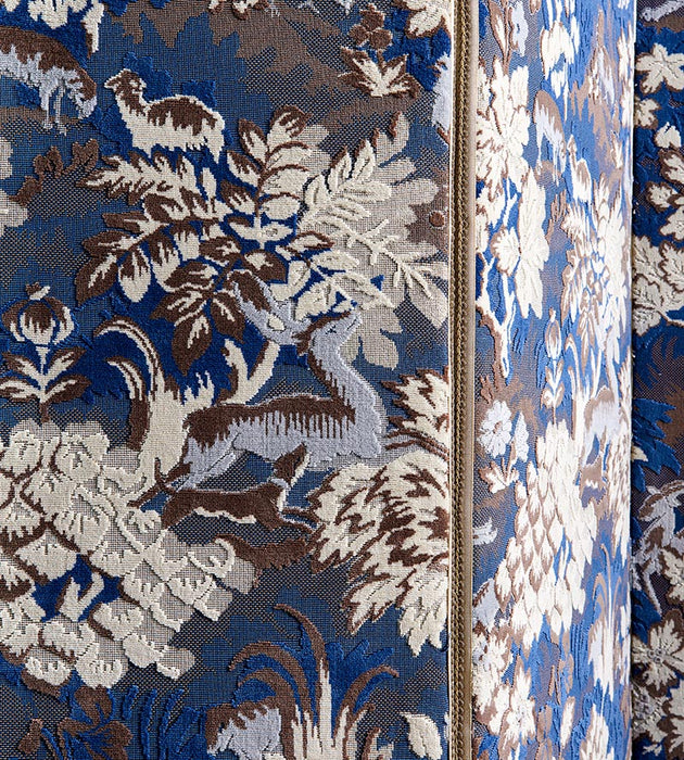 Old World Weavers Tails Tale Blue Wood Fabric M102640001
