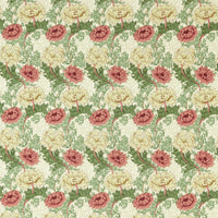 Morris & Co Chrysanthemum Russet Fabric MAMB227100