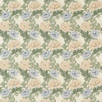 Morris & Co Chrysanthemum Mineral/Cream Fabric MAMB227101