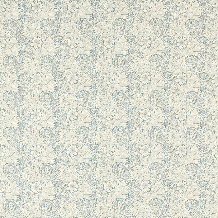 Morris & Co Marigold Mineral Blue Fabric Sample MAMB227102