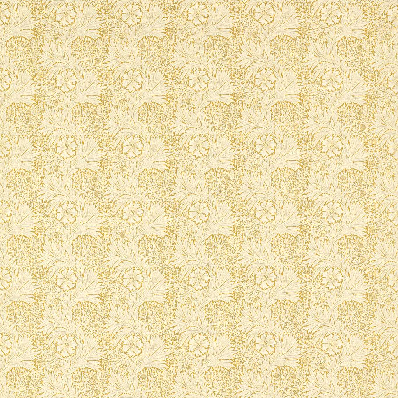 Morris & Co Marigold Wheat Fabric Sample MAMB227103