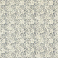 Morris & Co Marigold Indigo Fabric MAMB227105