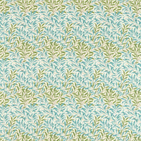 Morris & Co Willow Bough Nettle/Sky Blue Fabric MAMB227112