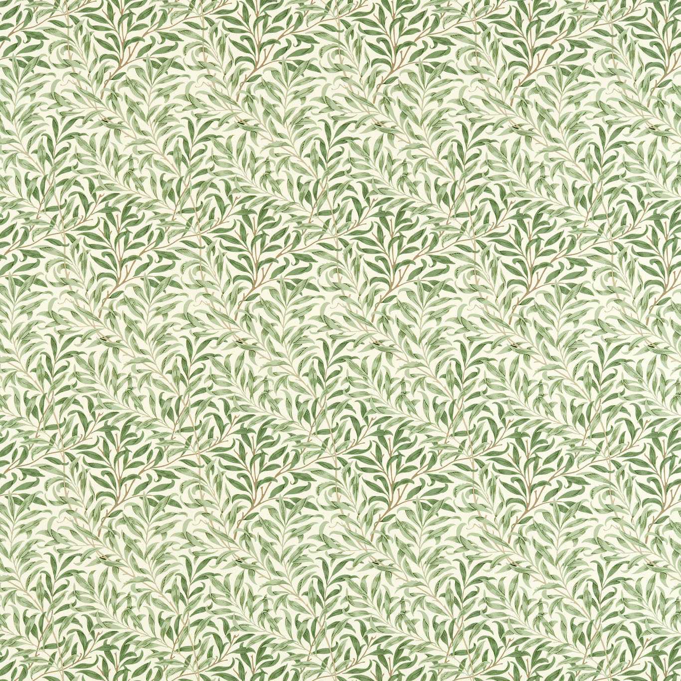 Morris & Co Willow Bough Sage Fabric Sample MAMB227113
