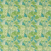 Morris & Co Acanthus Nettle/Sky Blue Fabric MAMB227114