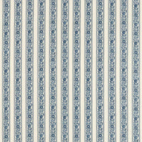 Morris & Co Fruit Stripe Indigo Fabric MAMB227117