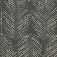 Seabrook Designs Paradise Palm Black Sands Wallpaper MB30000