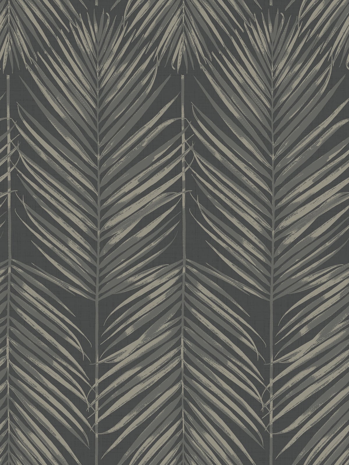 Seabrook Designs Paradise Palm Black Sands Wallpaper Sample MB30000