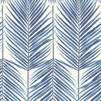 Seabrook Designs Paradise Palm Coastal Blue Wallpaper MB30002