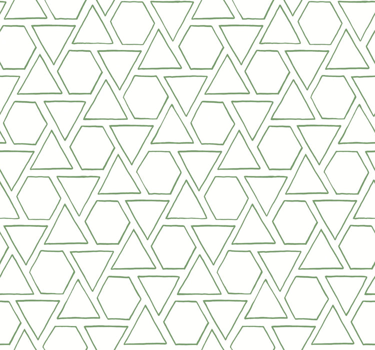 Seabrook Designs Sun Shapes Greenery Wallpaper Sample MB30104