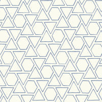 Seabrook Designs Sun Shapes Coastal Blue Wallpaper MB30112