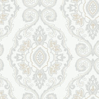 Seabrook Designs Nautical Damask Sand Dunes Wallpaper MB30305