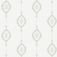 Seabrook Designs Sand Dollar Stripe Black Sands Wallpaper MB30500