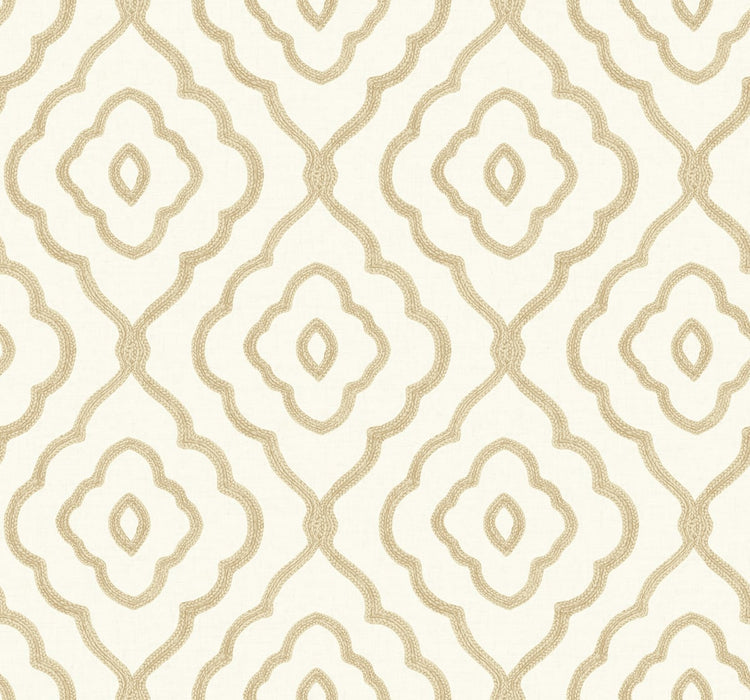 Seabrook Designs Seaside Ogee Sand Dunes Wallpaper MB30903