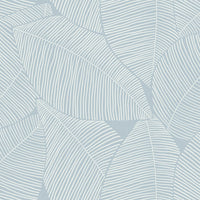 Seabrook Designs Summer Magnolia Blue Oasis Wallpaper MB31302