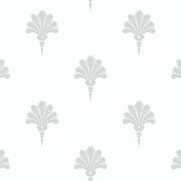 Seabrook Designs Summer Fan Daydream Gray Wallpaper MB31617