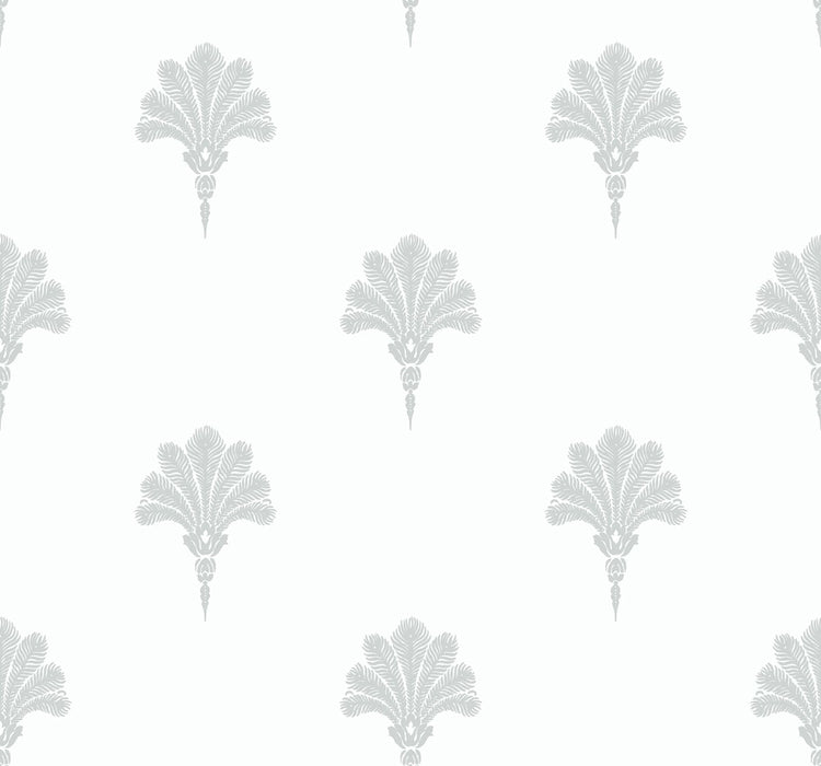 Seabrook Designs Summer Fan Daydream Gray Wallpaper MB31617