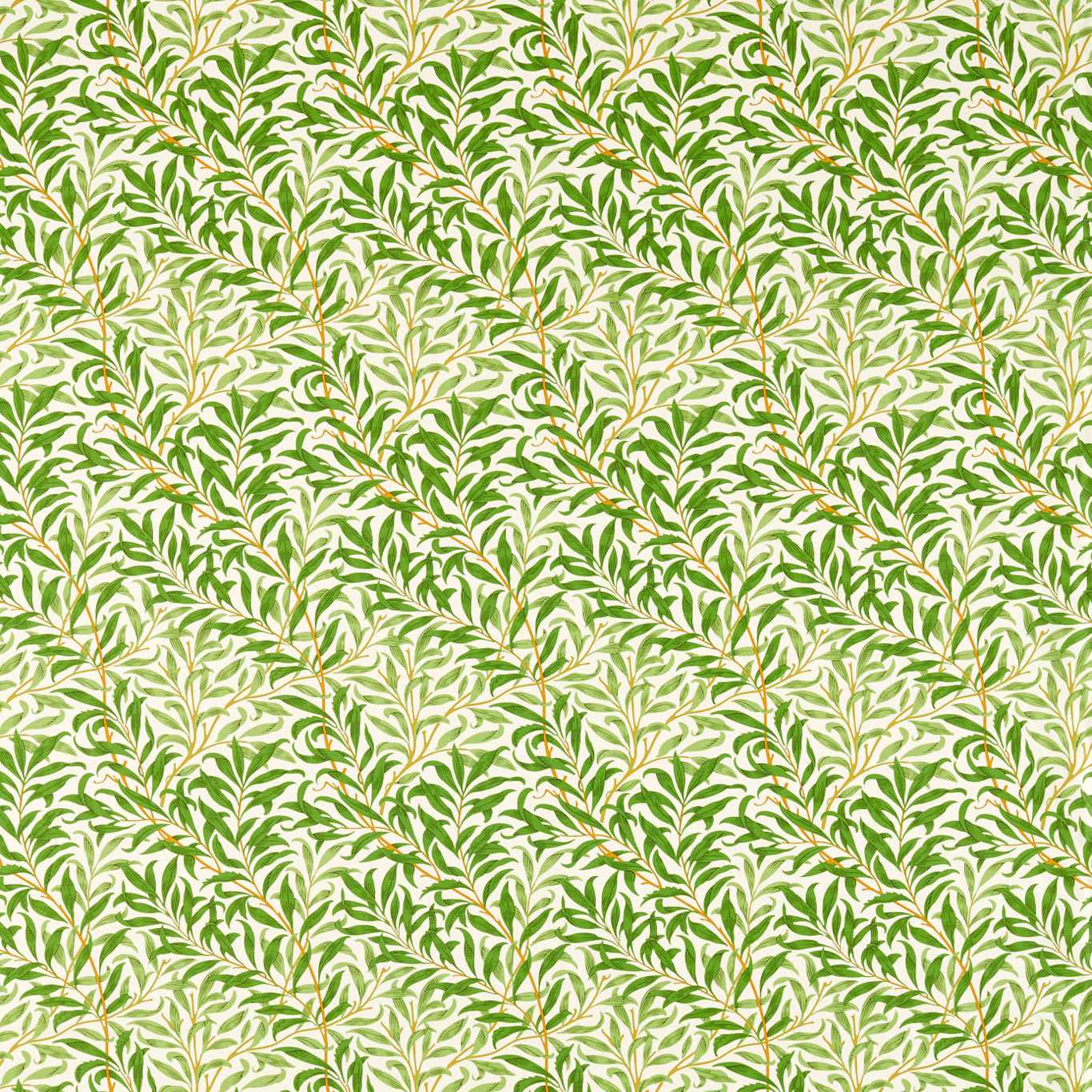 Morris & Co Willow Bough Leaf Green 226978 Fabric Sample MCOP226978