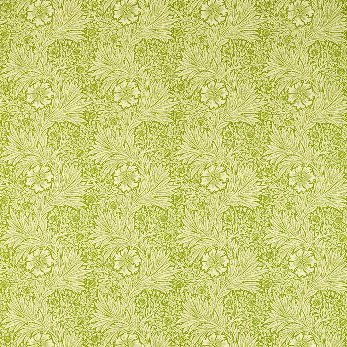 Morris & Co Marigold Cream/Sap Green Fabric Sample MCOP226982
