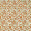 Morris & Co Bachelors Button Burnt Orange/Sky Fabric Sample MCOP226987